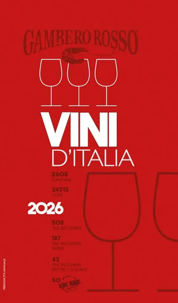 Gambero Rosso Vini d’Italia 2026 guide: two glasses for Merlot M 2020 and Riserva La Torretta 2020