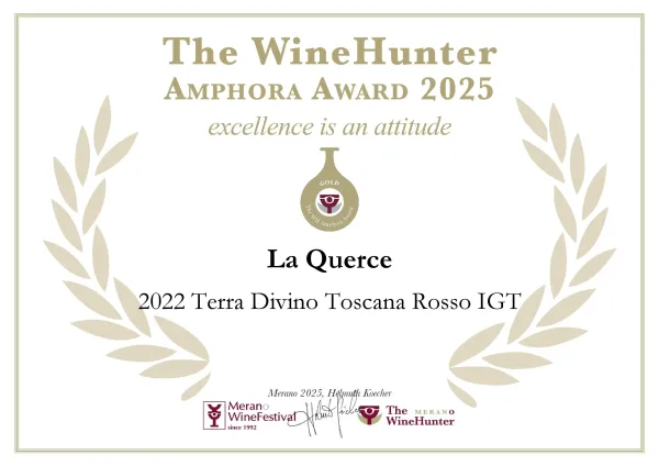 Terra Divino 2022 Toscana Rosso IGT: Golden Amphora, Wine Hunter guide of Merano